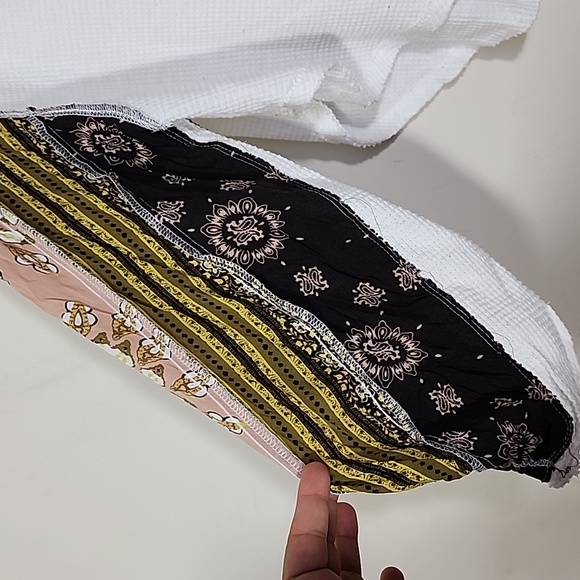 Free People We the free Blossom Thermal Long Sleeves Top Blouse Size S - Picture 4 of 10